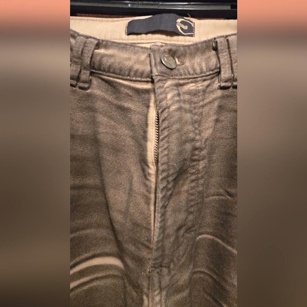 Just Cavalli RARE Brown&Tan Art Fade Vintage Cotton Pants UNISEX EU52 US36"/33" - Picture 11 of 16